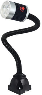 220V 9W Led Machine Work Lamp 50Cm Gooseneck Industrial Cnc Machine Lathe Tool Light Milling Machine Work Light Eu Plug