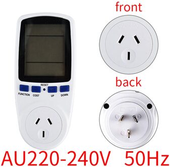 220V Ac Digitale Lcd Power Meter Wattmeter Socket Wattage Kwh Energie Meter Eu Fr Us Uk Au Br Meten outlet Power Analyzer