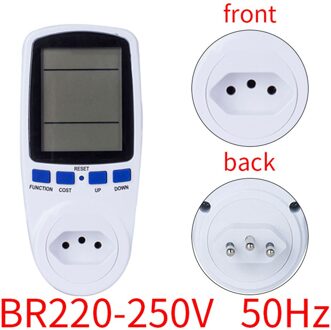 220V Ac Digitale Lcd Power Meter Wattmeter Socket Wattage Kwh Energie Meter Eu Fr Us Uk Au Br Meten outlet Power Analyzer