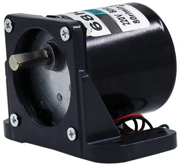 220V Ac Synchrone Motor 68Ktyz 68-KTYZ 28W Permanente Magneet Synchrone Reductiemotor Met Beugel 50RPM