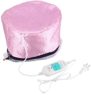 220V Electric Hair Thermal Treatment Beauty Steamer SPA Nourishing Hair Care Cap Waterproof and Anti-electricity Control Heating