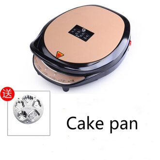 220V Elektrische Bakpan Huishoudelijke Dubbelzijdig Verwarming Pannenkoek Pan Automatische Power-Off Pannenkoek Pannenkoek Machine bruin Cake pan