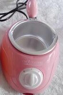220V Elektrische Chocolade Pot Fontein Hotpot Chocolade Melt Pot Machine 1 Pot Of 2 Potten Party Tools roze een Pot