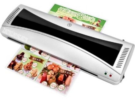 220V En Koude Laminator HQ-335 Breedte 335Mm (A3) warm-Up Tijd 3-5 Minuten Plastic Film Dikte 80-125mic Een Toets Bediening