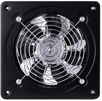 220V Exhaust Fan 6 Inch Ventilation Exhaust Fan Hanging Wall Mounted Low Noise Home Bathroom Kitchen Smoke Exhaust Fan Air Vent