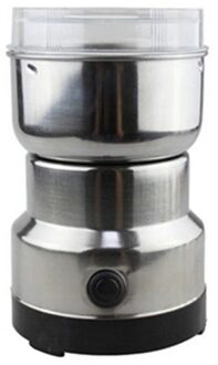 220V Koffiemolen Multifunctionele Rvs Elektrische Mini Koffieboon Moer Molen Keuken Gereedschap Korrels Hebals Crusher EU plug adaptor