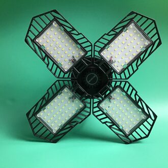 220V Led Garage Licht Motion Sensor Plafondlamp 80/100W/120W E27 Magazijn Workshop Opvouwbare industriële Ligthts 85-265V