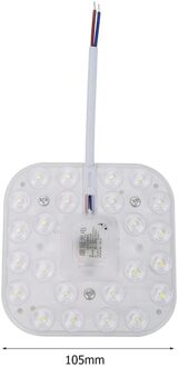 220V Led Module Lichtbron Plafond Lamp 6000-6500K Smd Led Chip Vierkante Inbouwen Sterven Thuis Woonkamer keuken Magneet Verlichting 24led wit licht