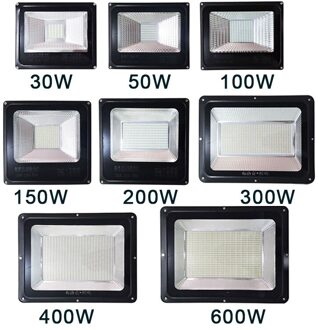 220V Led Schijnwerper 100W 200W 400W 600W Spotlight Voor Bouwplaats Outdoor Ip65 Waterdicht high Power Straat Licht Overstroming