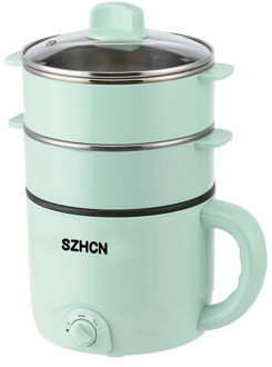 220V Mini Multifunction Electric Cooking Machine Household Single/Double Layer Hot Pot Multi Electric Rice Cooker Non-stick Pan