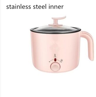 220V Mini Pot 1.2L Elektrische Fornuis Huishouden Multi Fornuis Pot Roze/Wit Kleur Beschikbaar Pot koken Machine reeks 1
