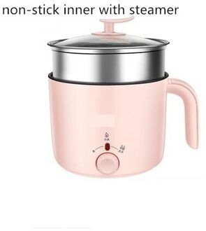 220V Mini Pot 1.2L Elektrische Fornuis Huishouden Multi Fornuis Pot Roze/Wit Kleur Beschikbaar Pot koken Machine reeks 4