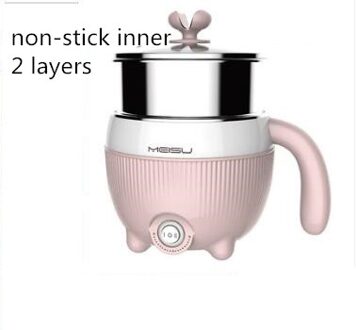 220V Multifunctionele Elektrische Kookpot Huishoudelijke Mini Koken Machine Non-stick/Rvs Inner Beschikbaar Multi Fornuis reeks 4