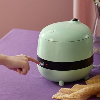 220V Non-stick Mini Elektrische Rijstkoker 1.2L Huishoudelijke Multi Voedsel Fornuis Draagbare Noedels Kookpot Hotpot groen / Au