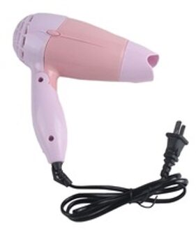 220V Opvouwbare Mini Haardroger met Nozzle Verstelbare Luchtstroom Sneldrogende Laag Geluidsniveau Draagbare Reizen Huishoudelijke Föhn ONS plug