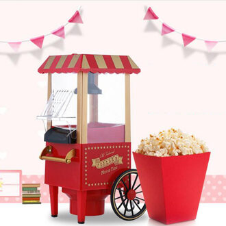 220V Popcorn Machine Kleine Mini Elektrische Carnaval Popcorn Maker 1100W Corn Making Machine Voor Huishoudelijke Diy Corn Popper eu Plug