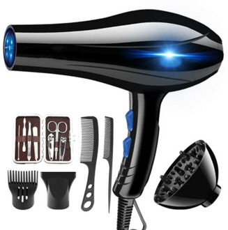 220V Professionele Haardroger Sterke Power Kapper Salon Styling Tools Koude Lucht Föhn Voor Salons En Huishoudelijke eu Plug