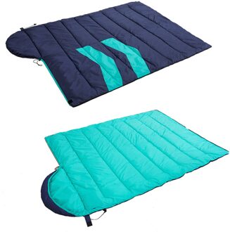 220X75Cm Winter Draagbare Elektrische Verwarming Outdoor Camping Thermische Slaapzak Waterdichte Envelop Slapen Zak