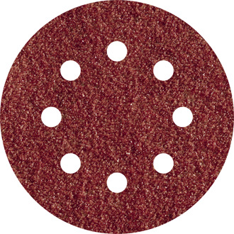 2251000 Excenterschuurpapier Met klittenband, Geperforeerd Korrelgrootte 120 (Ã) 125 mm 5 stuks