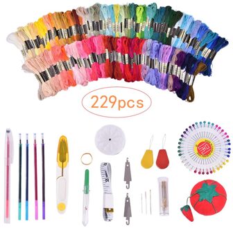 229 Stukken Borduurwerk Kit Kruissteek Set Met Instructies Voor Kinderen Beginners