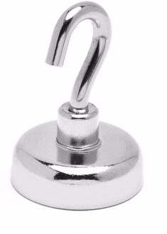 22Kg Verticale Trekken Montage Magneet Dia 25Mm Magnetische Potten N52 Haak Bevestigd Sterke Magneet Pot Neodymium Maget D25