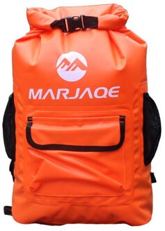 22L Waterdichte Dry Bag Zwemmen Zak Outdoor Camping Rugzak Emmer Opslag Voor River Rafting Varen Kajakken Kanoën Reizen 22L oranje