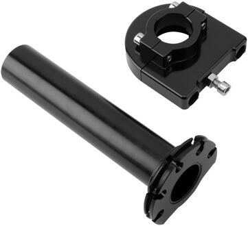 22mm 7/8 Inch Multicolor Universele CNC Aluminium Gaspedaal Throttle Twist Grips Stuur Voor Motorfiets Bromfiets Scooter Fiets zwart