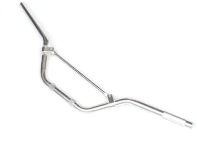 22Mm 7/8 ''Motorcycle Aluminium Geschoord Stuur Stuur Voor 50cc 70cc 110cc 125cc 140cc Dirt Pit Bike Atv scooter zilver