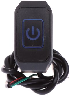 22Mm 7/8 ''Motorcycle Stuur Schakelaar Momentry Buttton Voor Elektrische Ster Doden blauw