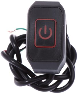 22Mm 7/8 ''Motorcycle Stuur Schakelaar Momentry Buttton Voor Elektrische Ster Doden rood