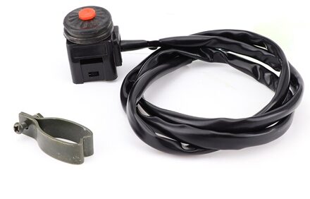 22Mm 7/8 Motorfiets Kill Stop Schakelaar Red Push Button Hoorn Starter Voor Dirt Bike Ktm Atv 1Pc