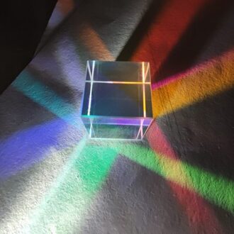 22Mm Cubic Wetenschappelijke Cube Optische Prisma Fotografie Van Tetraëdische Prisma Regenboog Glas Licht Kubus Kleur Splitting Prisma