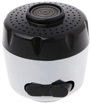 22mm Kraan Nozzle Beluchter Waskolf Sproeier waterbesparende Kraan Filter Twee Modes1 # zwart