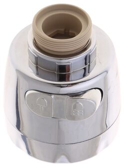 22Mm Kraan Nozzle Beluchter Waskolf Sproeier Waterbesparende Kraan Filter Twee Modi 32CC zwart