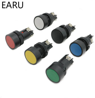 22mm Momentary Self-rest Slef-return Push Button Switch Red Green Blue Yellow Black White NO + NC XB2-EA142 XB2-EA145 XB2-EA155