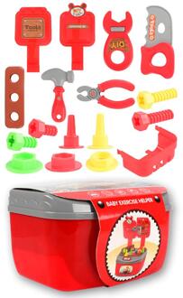 22Pcs Reparatie Toolbox Kit Huis Spelen Puzzel Speelgoed Voor Kinderen Kids Verjaardagscadeautjes Ontwikkelen Logisch Denken Redeneren