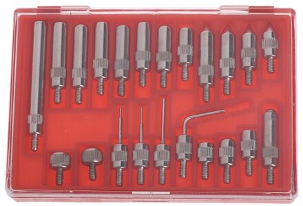 22Pcs Staal Dial Indicator Punt Set 4-48 Draad Tip Voor Dial & Test Indicatoren L4MB