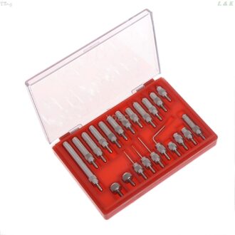 22Pcs Staal Dial Indicator Punt Set 4-48 Draad Tip Voor Dial & Test Indicatoren M13