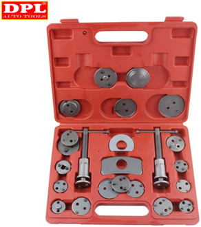 22pcs Universal Car Disc Brake Caliper Wind Back Brake Piston Compressor Tool Kit For Most Automobiles Garage Repair Tools