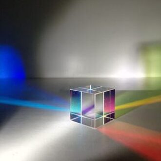 23*23*23Mm/0.9*0.9 * 0.9in Kleur Prism Zes Zijden 23Mm Cube Cube van Licht Creatieve Rainbow Foto Concept Cube Prism