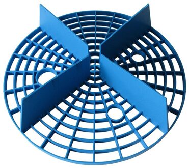 23 Cm Wasstraat Grit Guard Insert Wasbord Water Emmer Filter Scratch Dirt Filter blauw