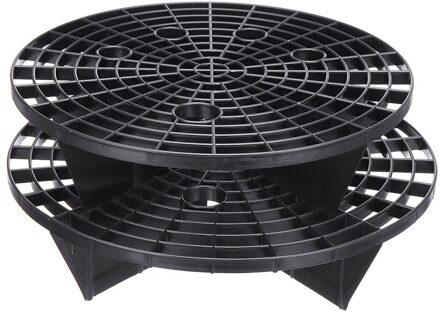 23 Cm Wasstraat Grit Guard Insert Wasbord Water Emmer Filter Scratch Dirt Filter zwart