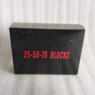 23 Gaten Precisie 25-50-75mm Blokken 1 Paar (2 Stuks), Parallel Vastklemmen Blok Set, stalen Blok 23 Gaten 1-2-3 "Blok Gauge 23 Gaten 25-50-75mm reeks