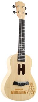 23 Inch Ukulele Maple Hout Mini Reizen Gitaar Hawaii Ukelele 4 Soorten Patronen Carving characters