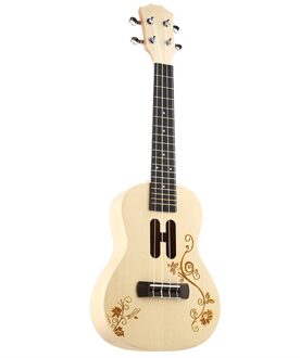 23 Inch Ukulele Maple Hout Mini Reizen Gitaar Hawaii Ukelele 4 Soorten Patronen Rich bloem