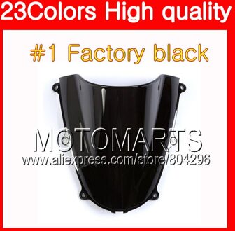 23 Kleuren Voorruit Voor Yamaha FZ6 FZ6R 09 10 11 12 13 Fz 6R FZ-6R chrome Black Clear Rook Voorruit nee.1