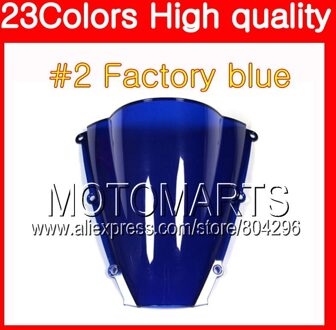 23 Kleuren Voorruit Voor Yamaha FZ6 FZ6R 09 10 11 12 13 Fz 6R FZ-6R chrome Black Clear Rook Voorruit nee.2