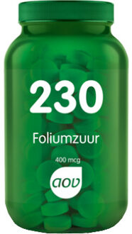 230 Foliumzuur 400 mcg - 100 tabletten AOV