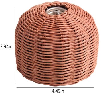230G/450G Outdoor Cooking Gas Cilinder Cover Camping Wandelen Draagbare Rotan Gas Tank Protector Storage Pouch Gas bus HGZWY0032CAS0