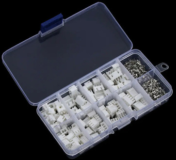 230pcs XH2.54 2p 3p 4p 5 pin 2.54mm Pitch Terminal Kit / Housing / Pin Header JST Connector Wire Connectors Adaptor XH Kit